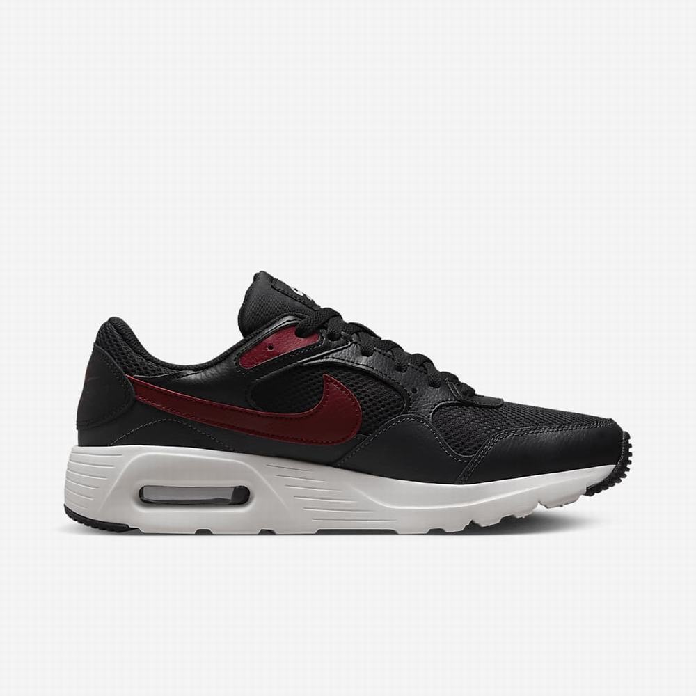 Tenisky Nike Air Max SC Panske Čierne Tmavo Siva Biele Červené | SK215096