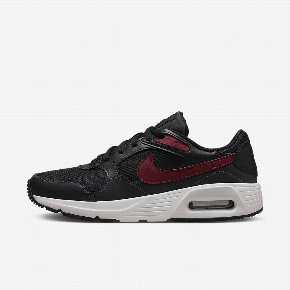 Tenisky Nike Air Max SC Panske Čierne Tmavo Siva Biele Červené | SK215096