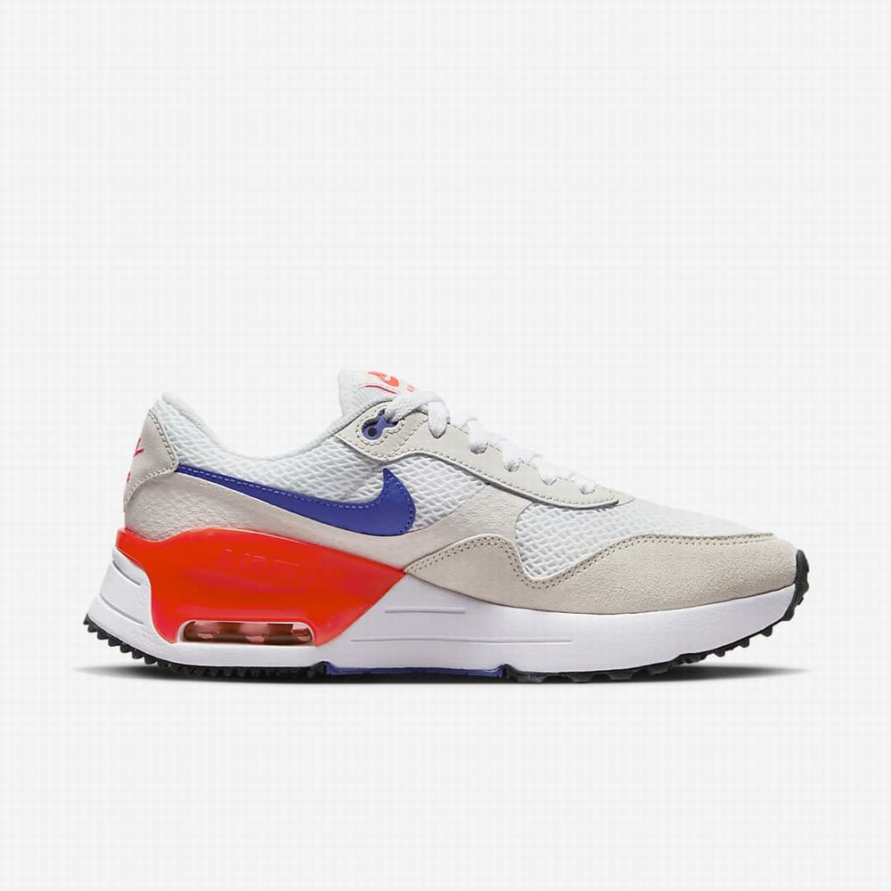 Tenisky Nike Air Max SYSTM Damske Biele Svetlo Červené | SK285760