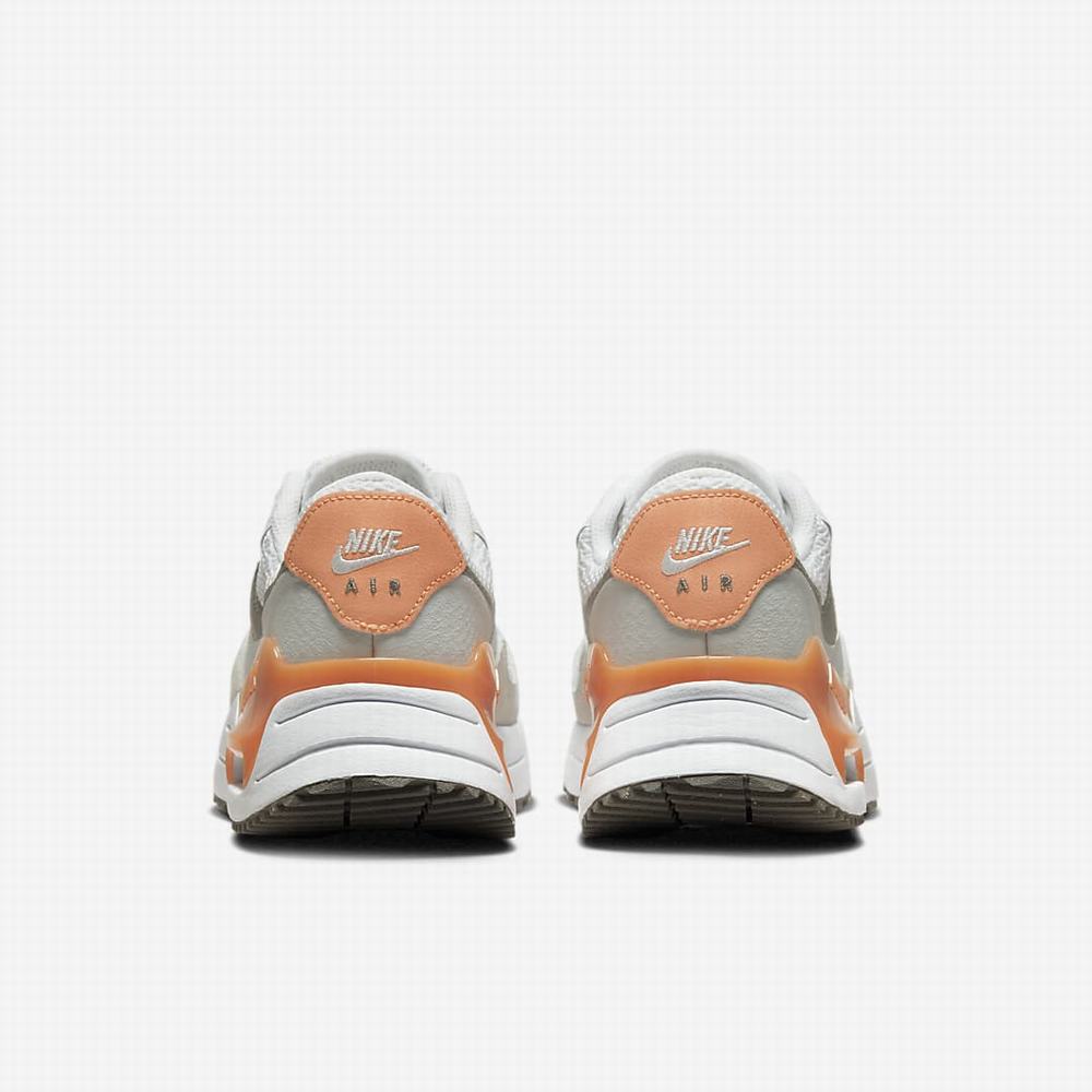 Tenisky Nike Air Max SYSTM Damske Biele Platina Oranžové | SK936051