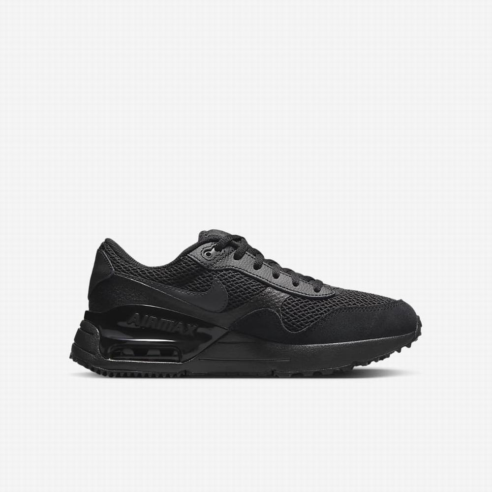 Tenisky Nike Air Max SYSTM Detske Čierne Tmavo Siva | SK341852