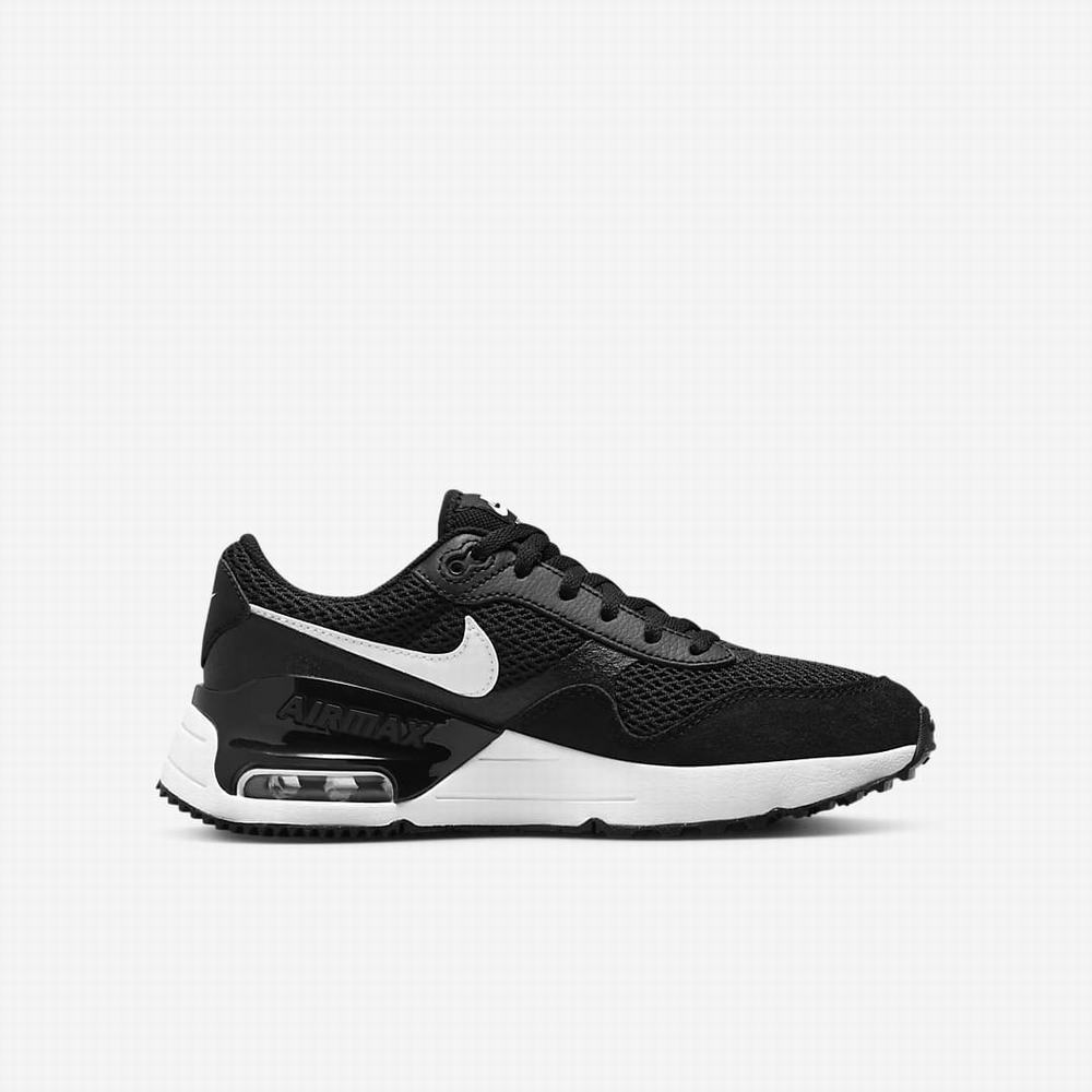 Tenisky Nike Air Max SYSTM Detske Čierne Siva Biele | SK952480