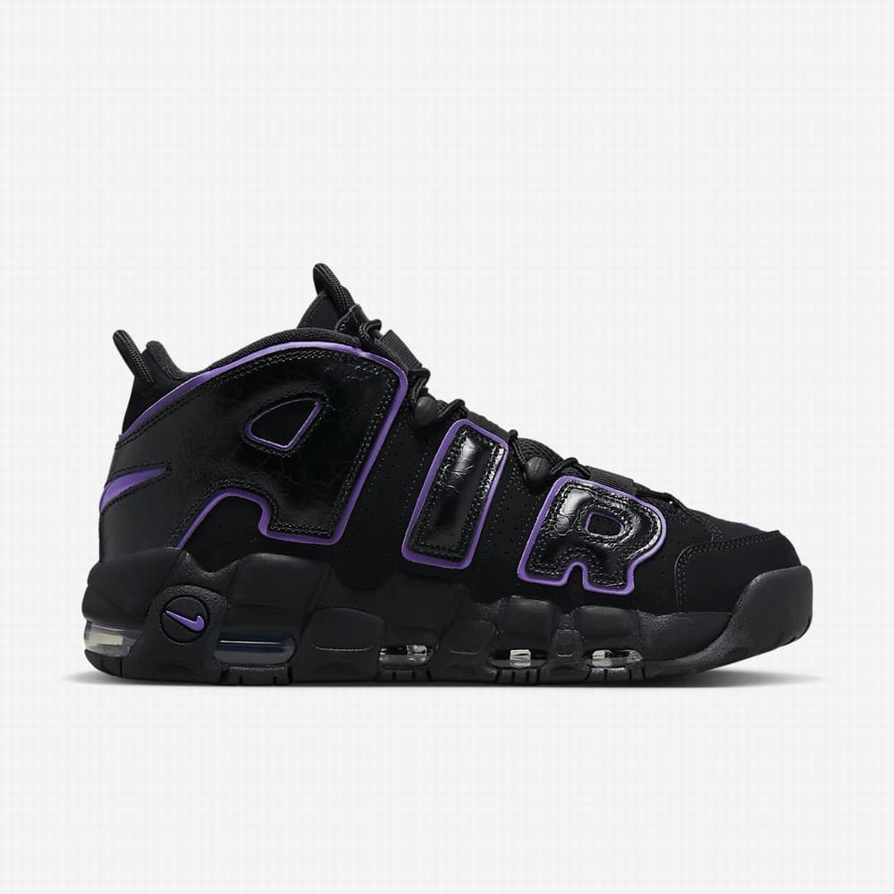 Tenisky Nike Air More Uptempo '96 Panske Čierne Metal Zlate Nachový | SK169057