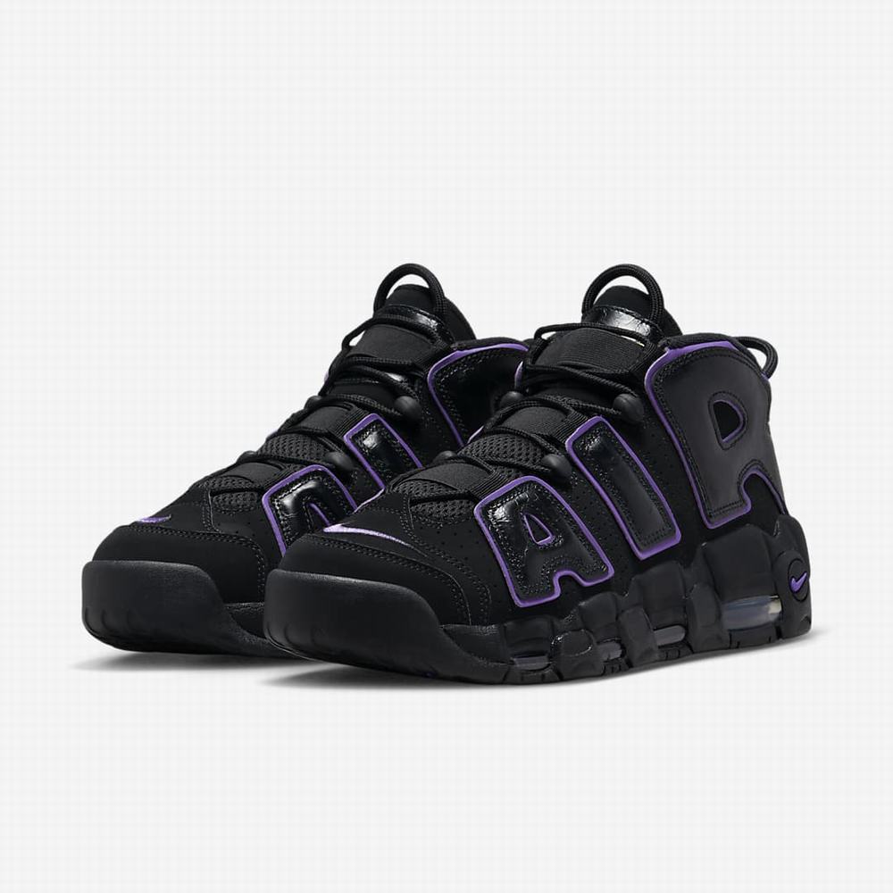 Tenisky Nike Air More Uptempo '96 Panske Čierne Metal Zlate Nachový | SK169057