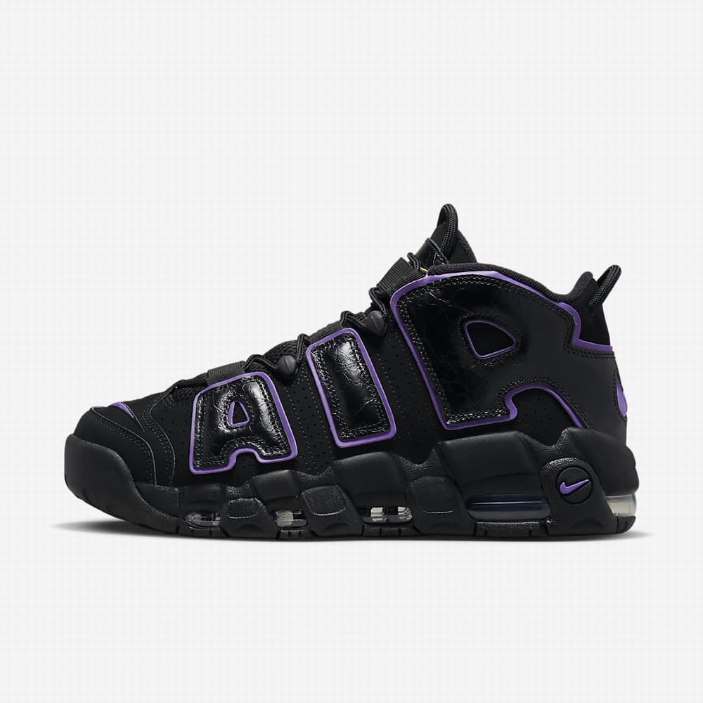 Tenisky Nike Air More Uptempo \'96 Panske Čierne Metal Zlate Nachový | SK169057