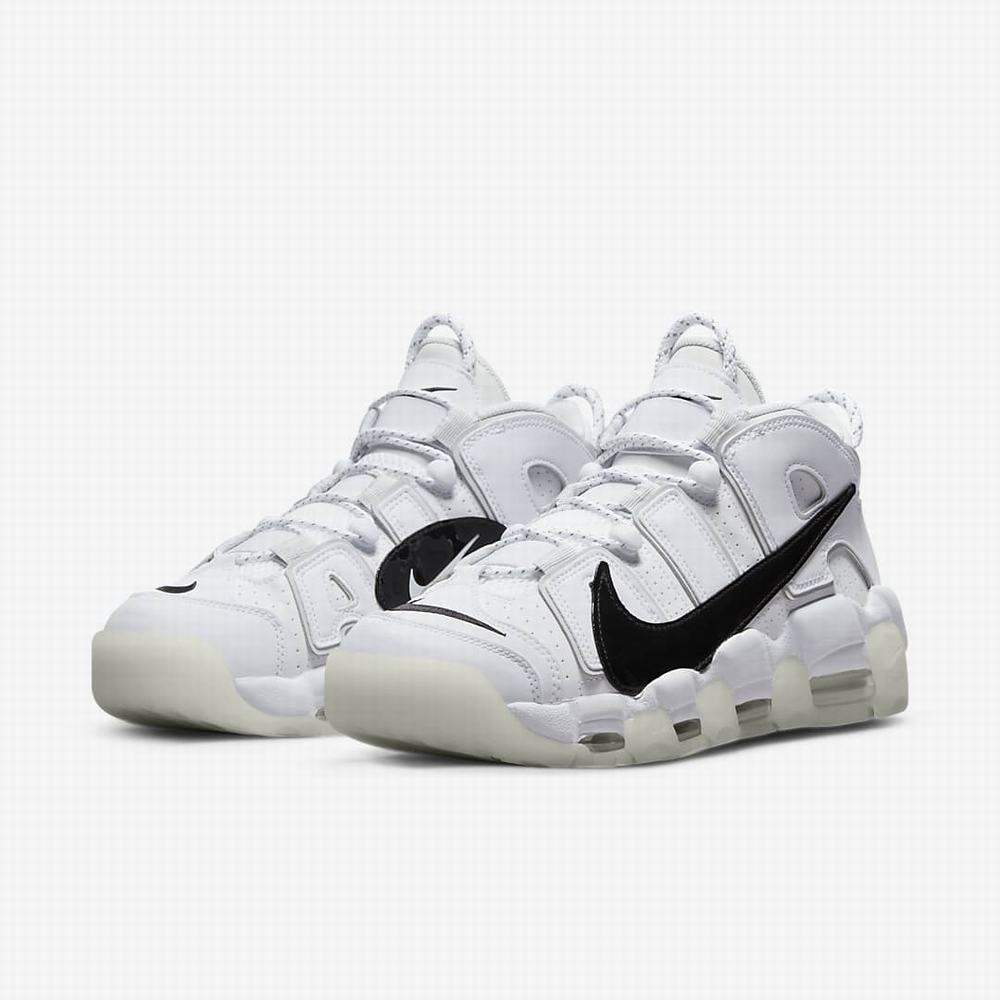 Tenisky Nike Air More Uptempo '96 Panske Biele Siva Čierne | SK514873