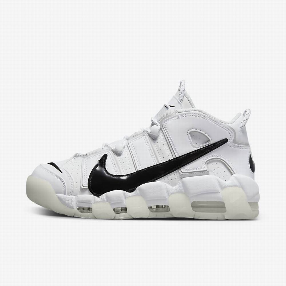 Tenisky Nike Air More Uptempo \'96 Panske Biele Siva Čierne | SK514873