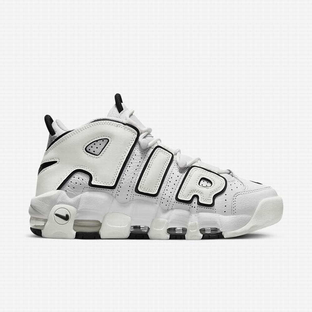 Tenisky Nike Air More Uptempo Damske Biele Čierne | SK873946