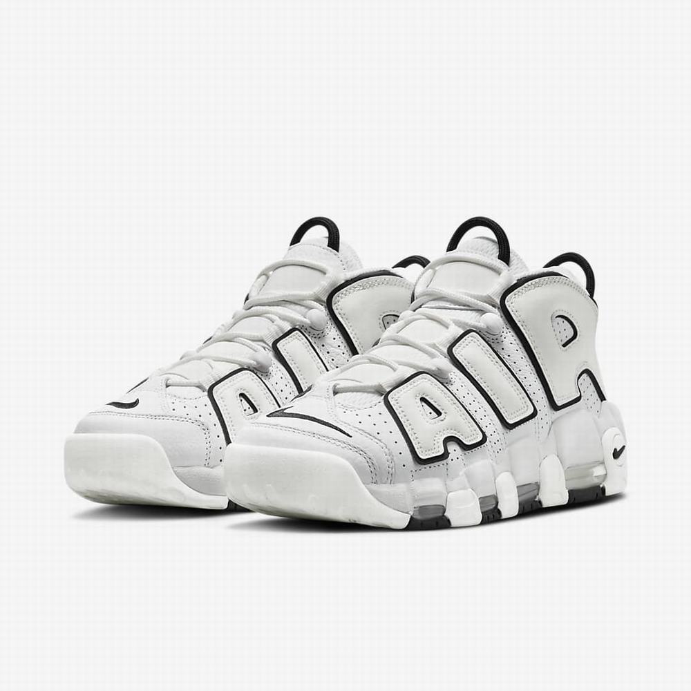 Tenisky Nike Air More Uptempo Damske Biele Čierne | SK873946