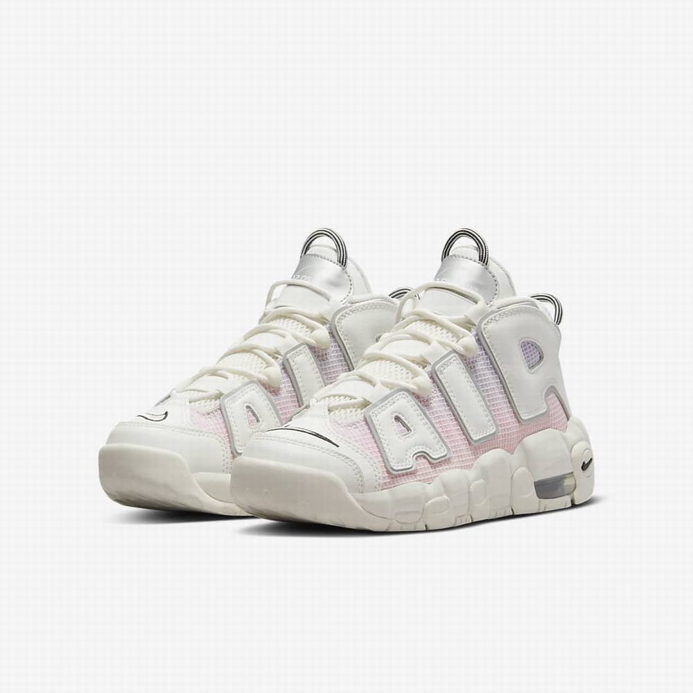 Tenisky Nike Air More Uptempo Detske Béžové Ruzove Čierne | SK089671