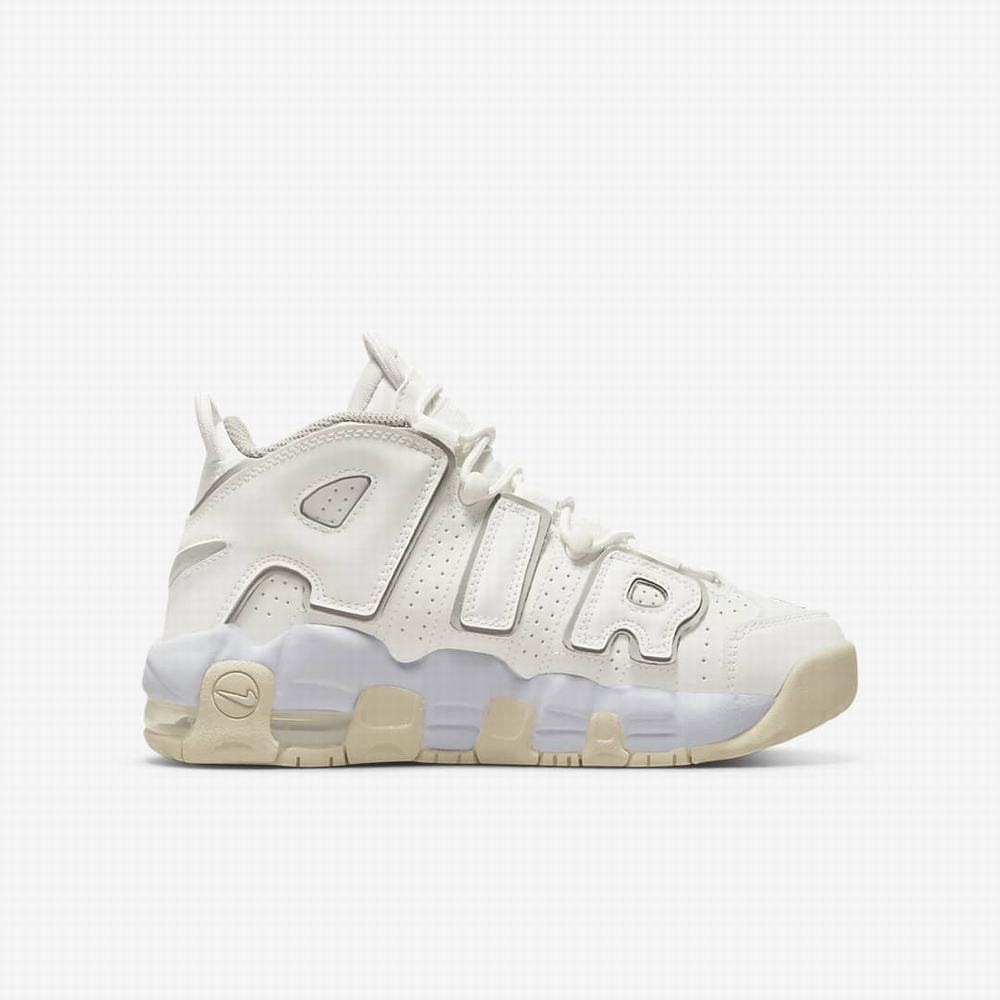 Tenisky Nike Air More Uptempo Detske Béžové Biele | SK981304