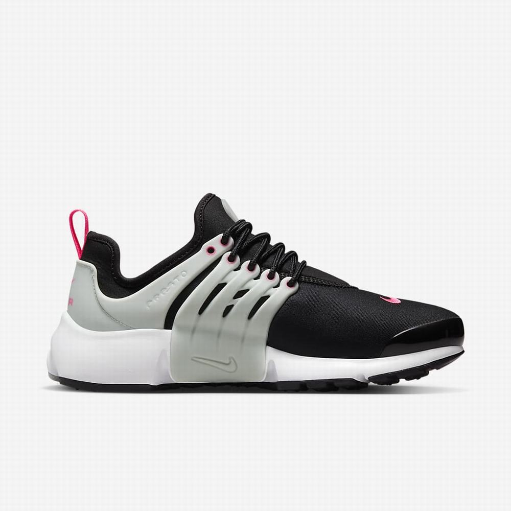 Tenisky Nike Air Presto Damske Čierne Svetlo Strieborne Biele Ruzove | SK321874