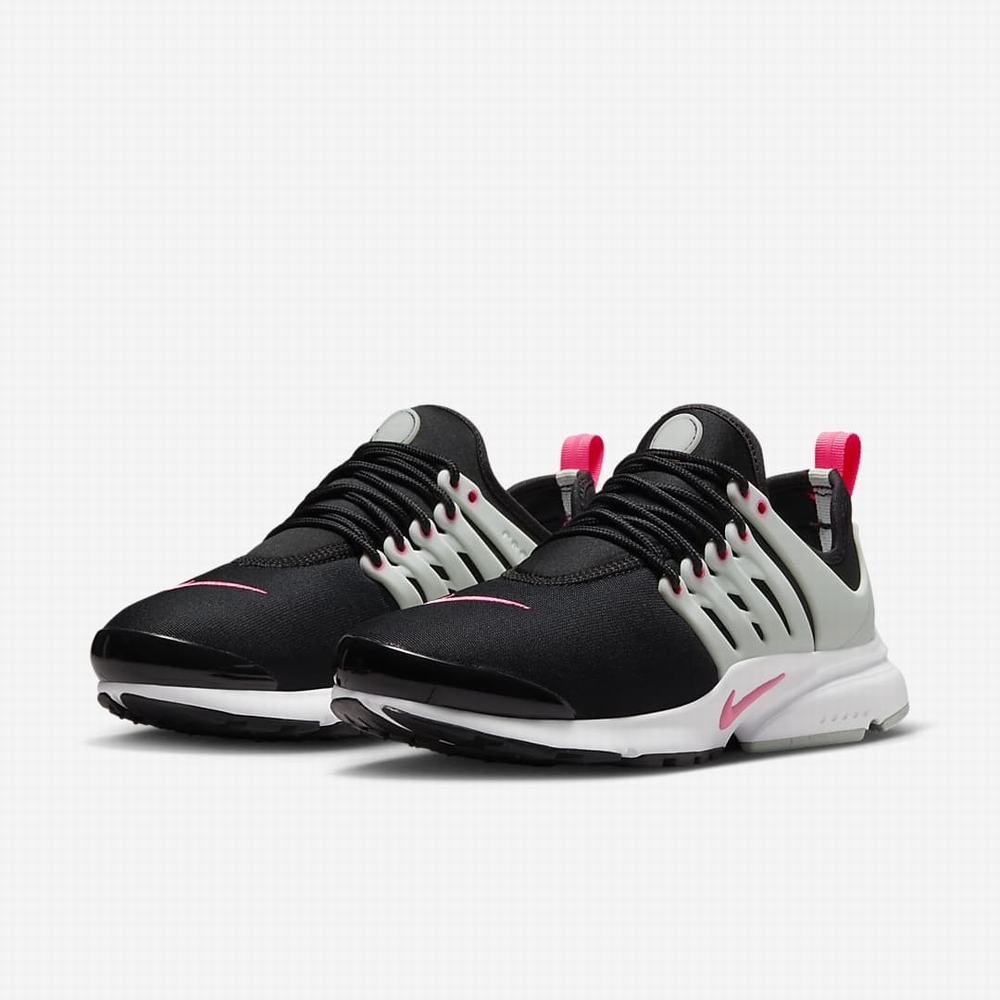 Tenisky Nike Air Presto Damske Čierne Svetlo Strieborne Biele Ruzove | SK321874