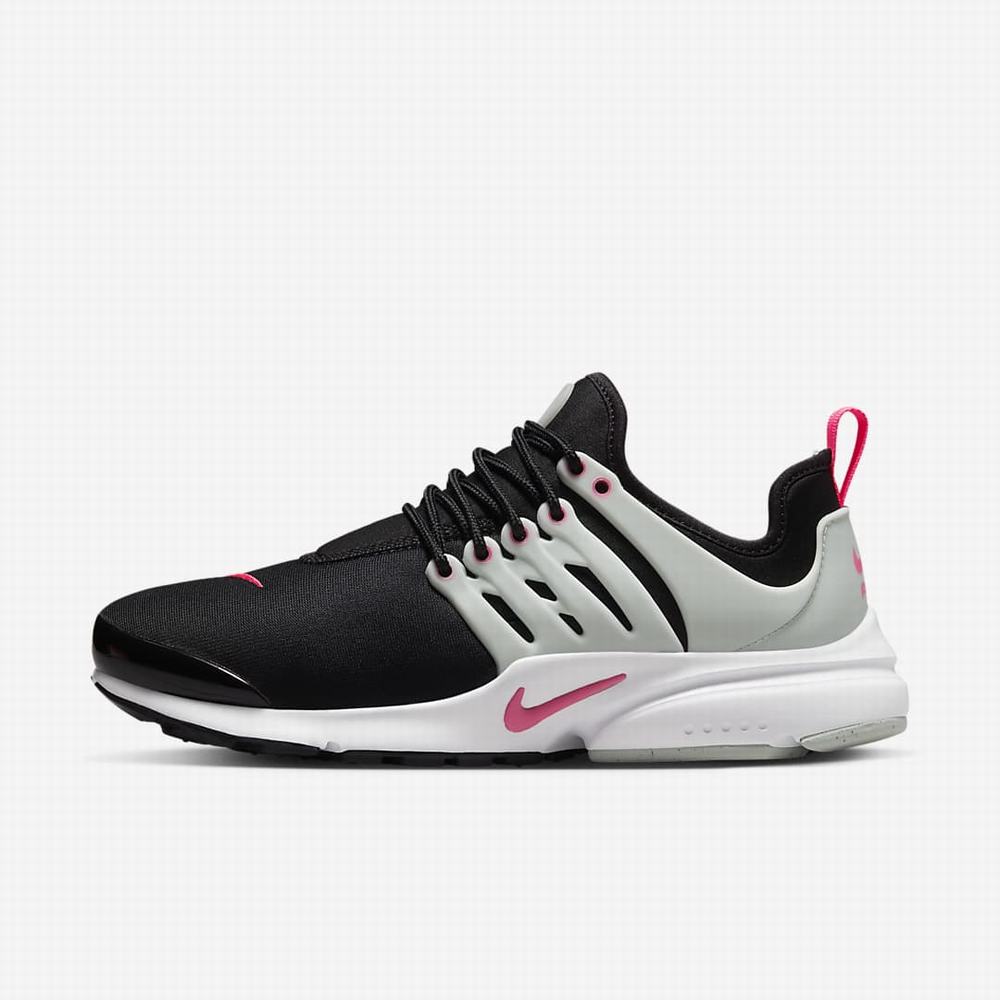 Tenisky Nike Air Presto Damske Čierne Svetlo Strieborne Biele Ruzove | SK321874