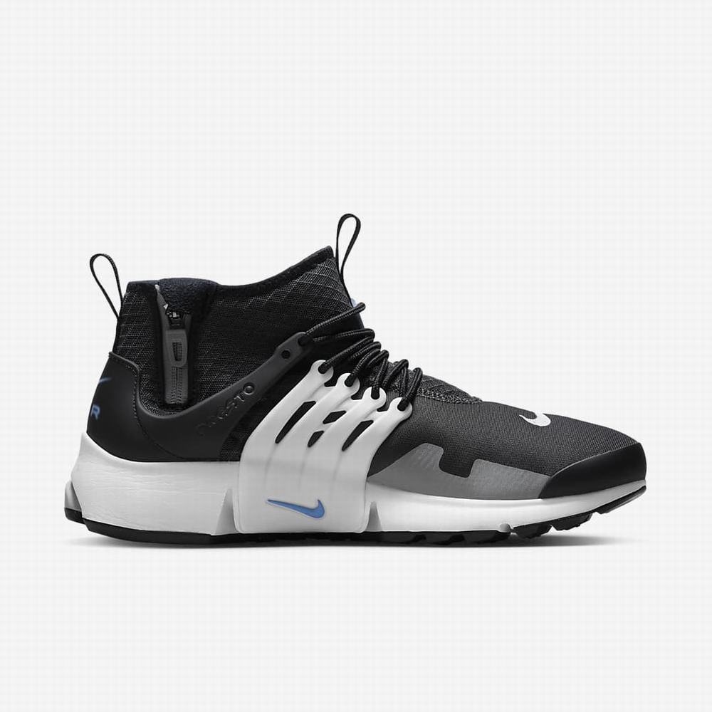 Tenisky Nike Air Presto Mid Utility Panske Tmavo Siva Biele Siva Modre | SK703865