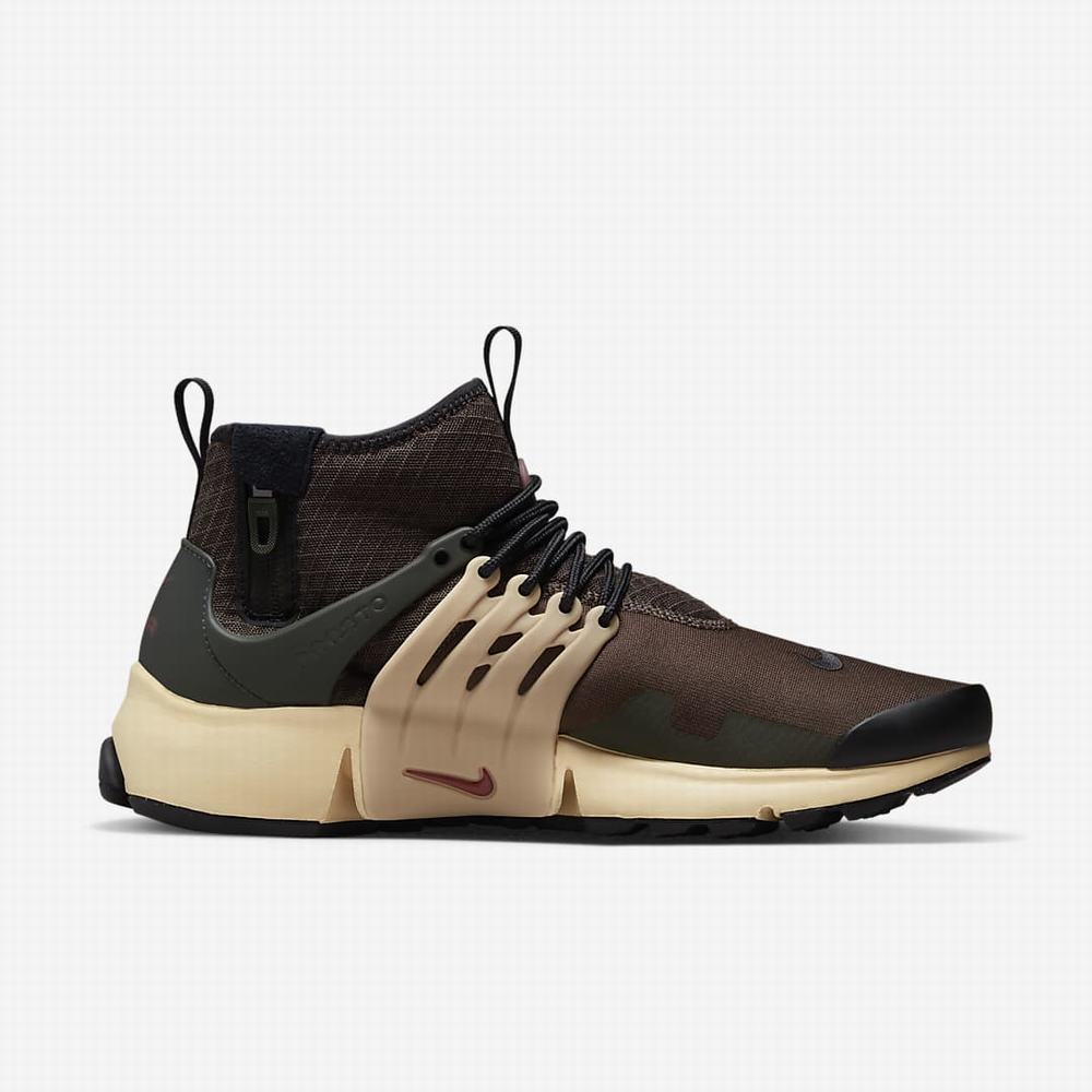 Tenisky Nike Air Presto Mid Utility Panske Hnede | SK942501