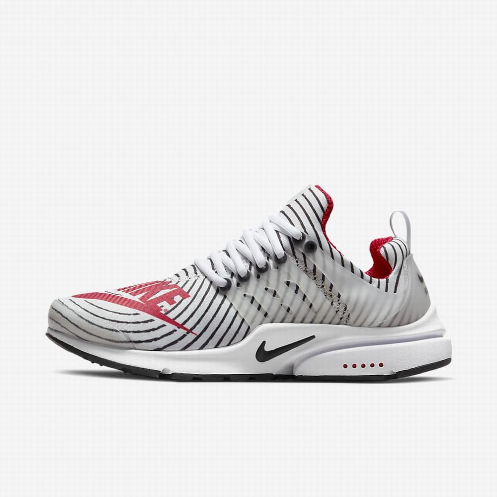 Tenisky Nike Air Presto Panske Biele Červené Siva Čierne | SK513478