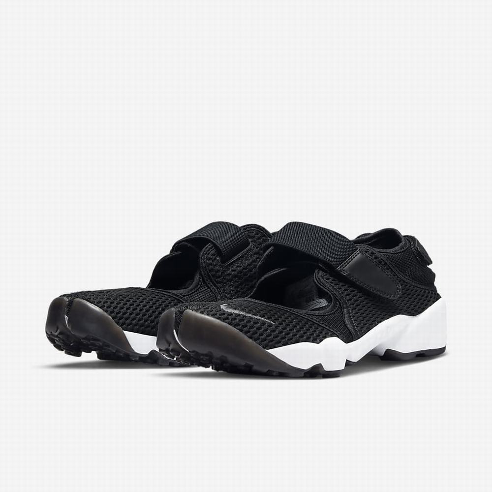 Tenisky Nike Air Rift Breathe Damske Čierne Biele Siva | SK193287