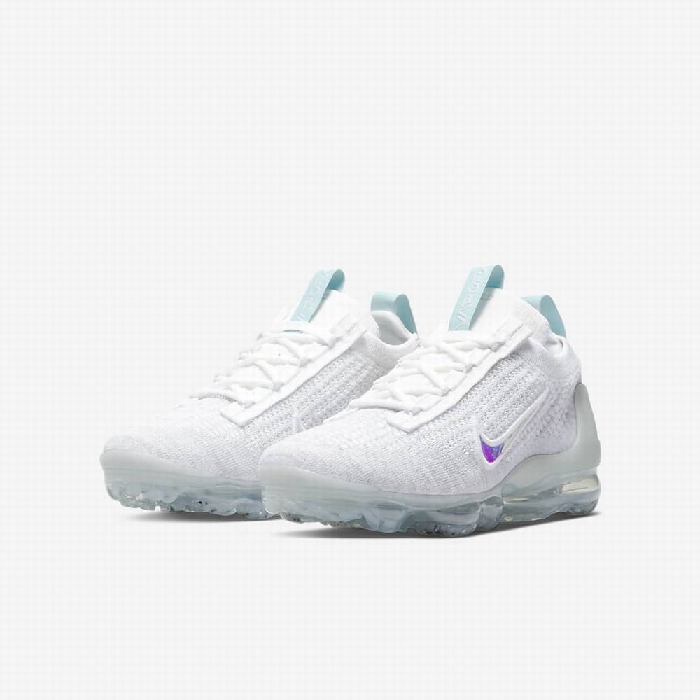 Tenisky Nike Air VaporMax 2021 FK Detske Biele | SK317520