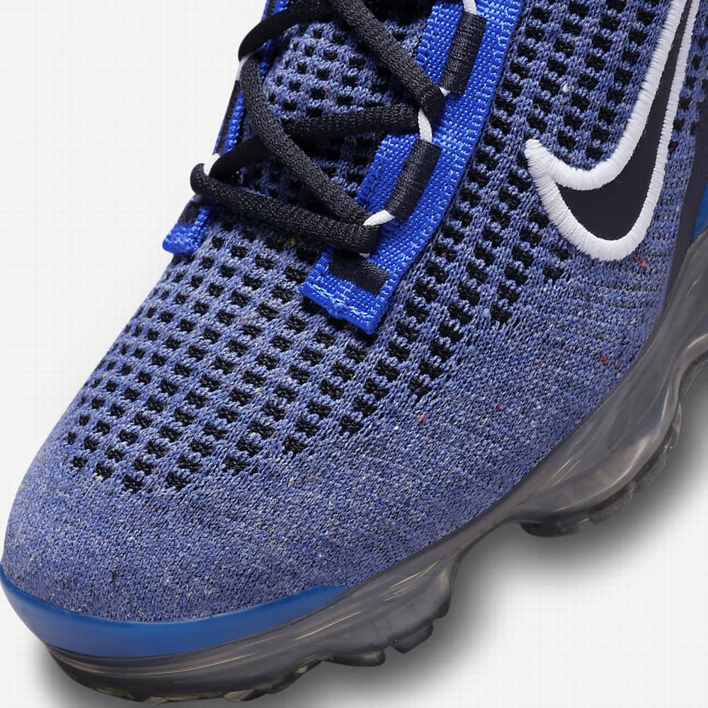 Tenisky Nike Air VaporMax 2021 FK Detske Kráľovská Modrá Biele Tmavo Siva Čierne | SK328610