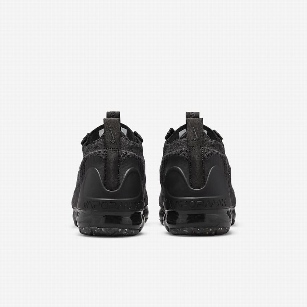 Tenisky Nike Air VaporMax 2021 FK Detske Čierne Tmavo Siva Čierne | SK582913