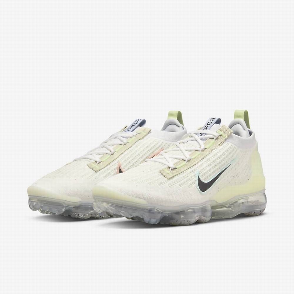 Tenisky Nike Air VaporMax 2021 FK Panske Biele Čierne | SK692704