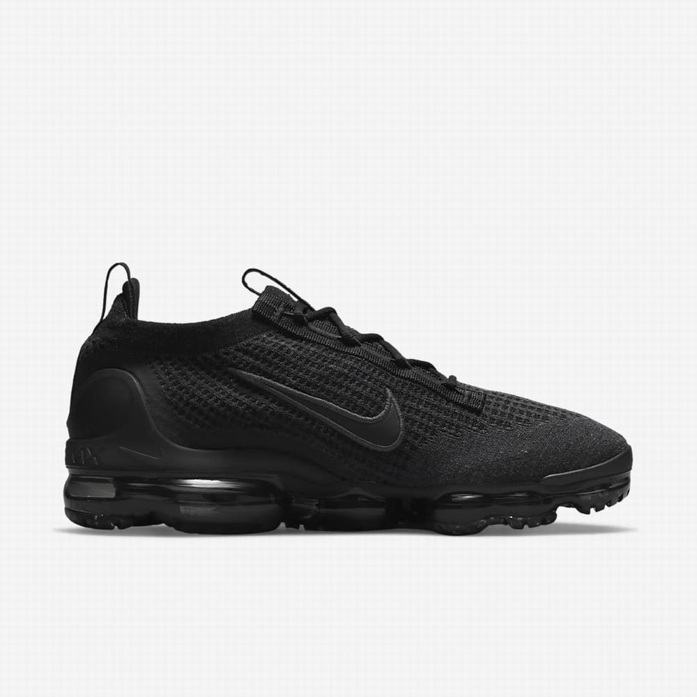 Tenisky Nike Air VaporMax 2021 FK Panske Čierne Tmavo Siva Čierne | SK802167