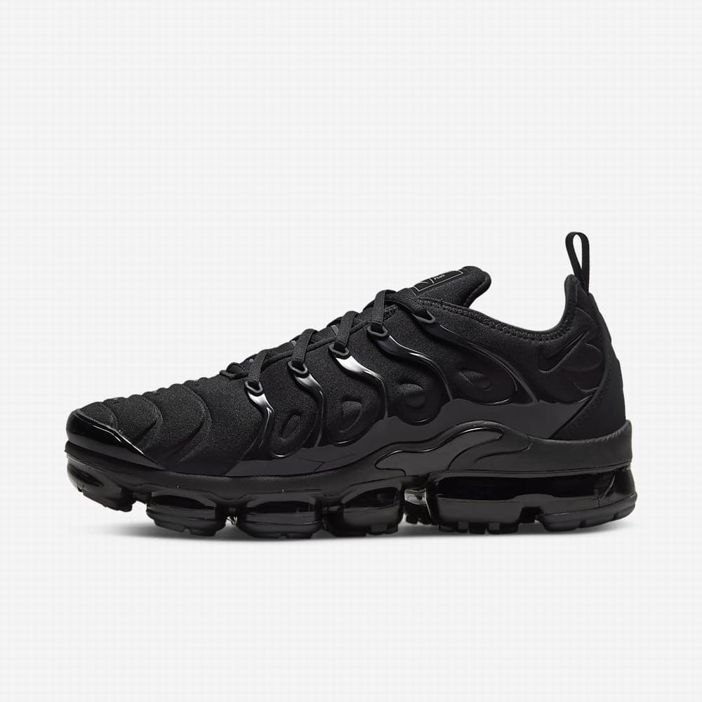 Tenisky Nike Air VaporMax Plus Panske Čierne Tmavo Siva | SK516378