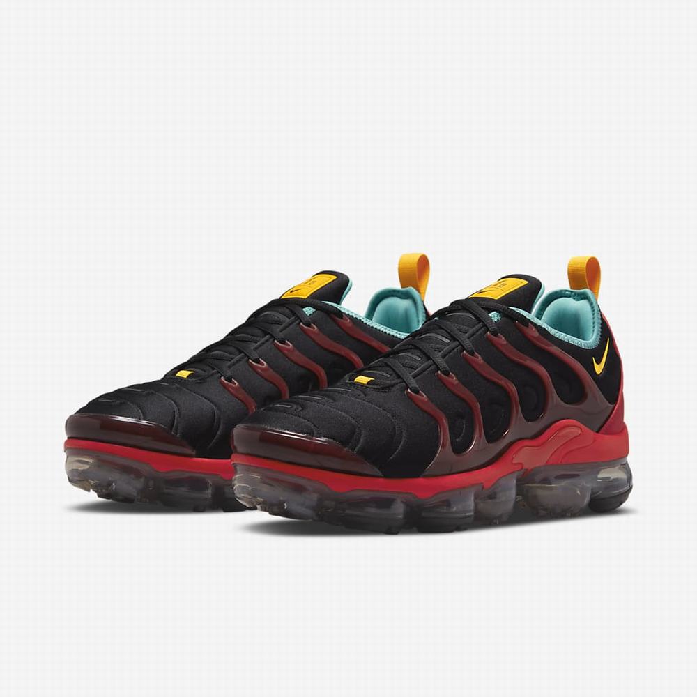 Tenisky Nike Air VaporMax Plus Panske Čierne Červené Modre Svetlomodrá Tyrkysové Zlate | SK573842