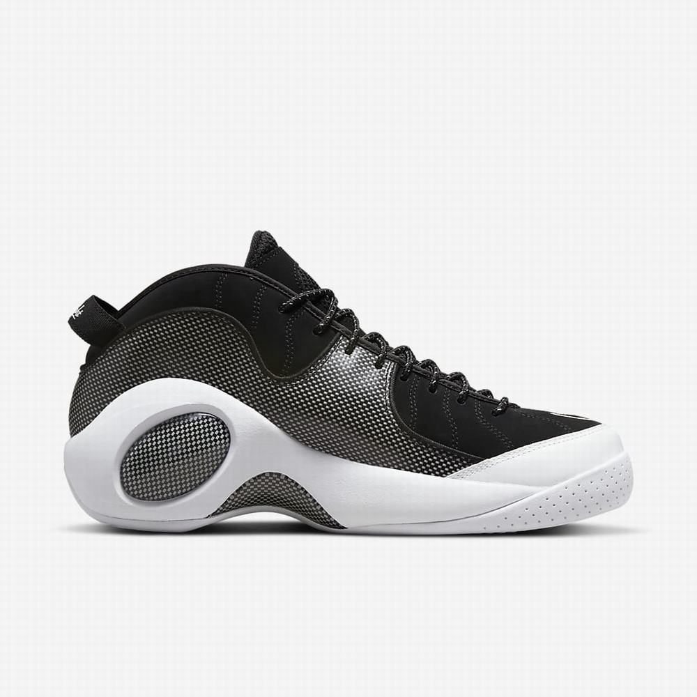 Tenisky Nike Air Zoom Flight 95 Panske Čierne Metal Strieborne Biele | SK630127