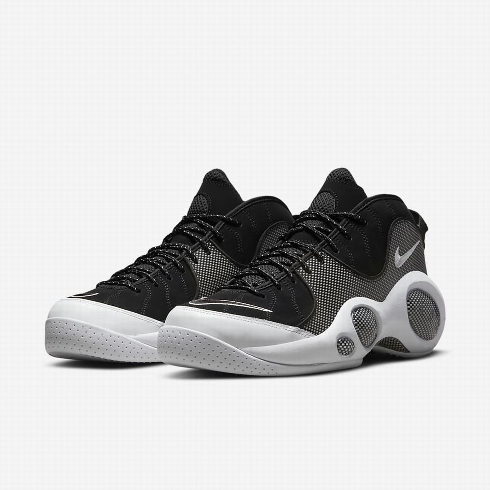 Tenisky Nike Air Zoom Flight 95 Panske Čierne Metal Strieborne Biele | SK630127