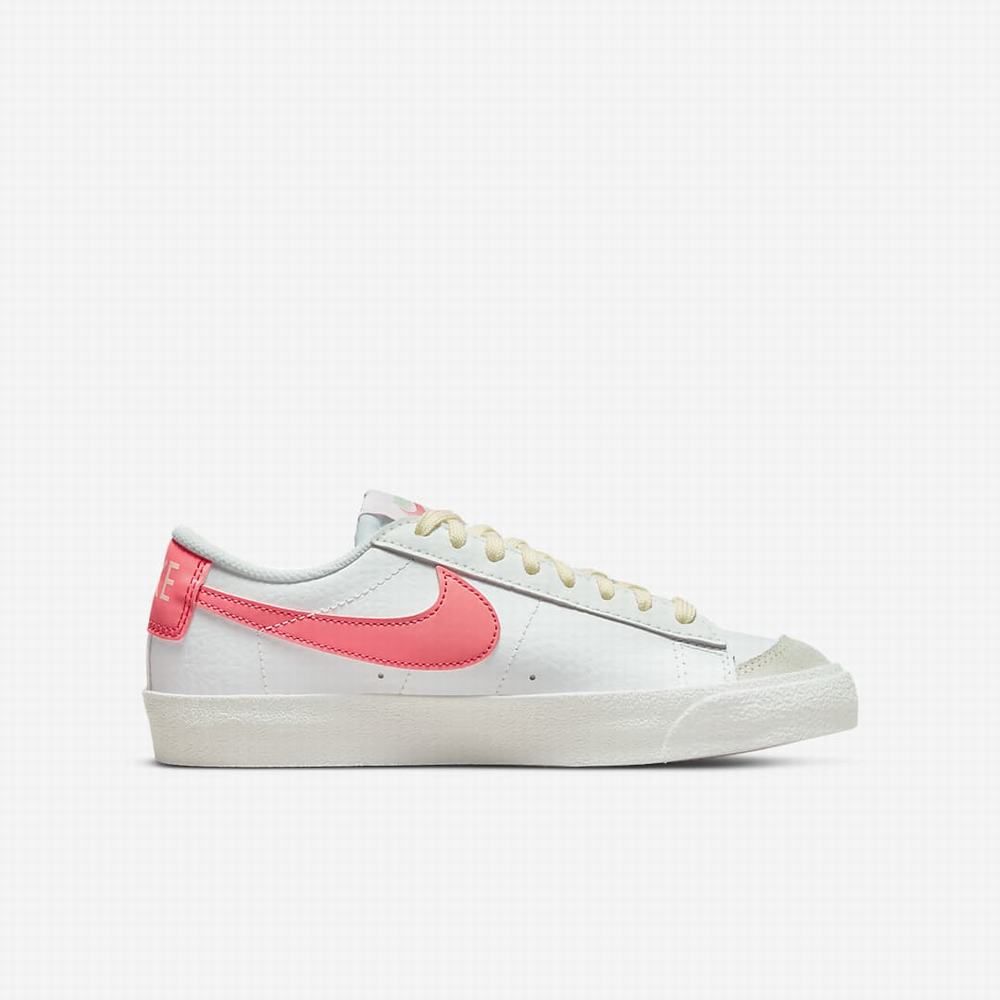 Tenisky Nike Blazer Low '77 Detske Biele Ruzove | SK874692