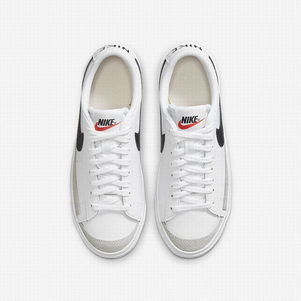 Tenisky Nike Blazer Low '77 Detske Biele Oranžové Čierne | SK950278