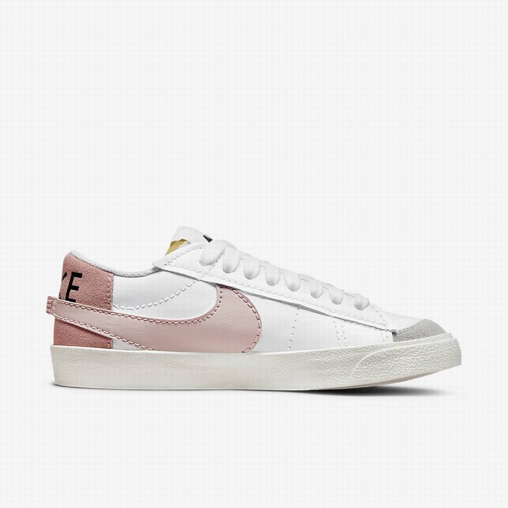 Tenisky Nike Blazer Low '77 Jumbo Damske Biele Ruzove Biele Ruzove | SK417893