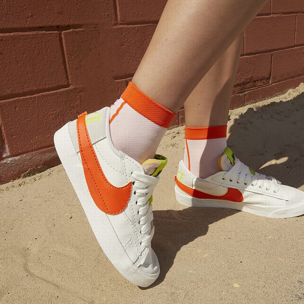 Tenisky Nike Blazer Low '77 Jumbo Damske Béžové Zelene Oranžové | SK580924