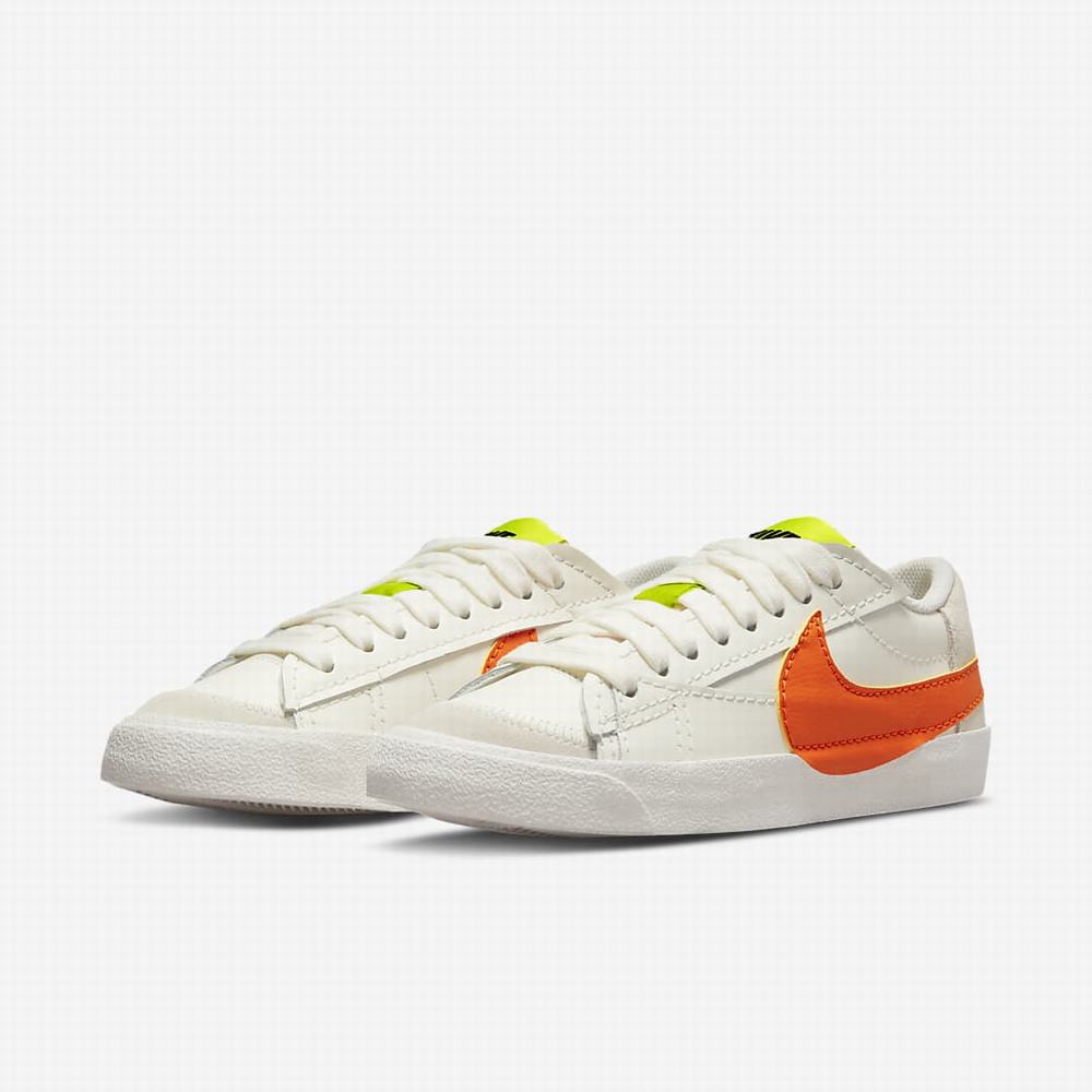 Tenisky Nike Blazer Low '77 Jumbo Damske Béžové Zelene Oranžové | SK580924