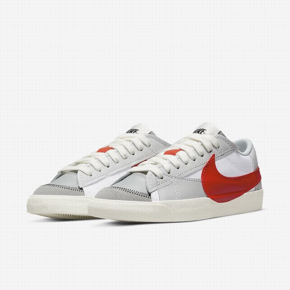 Tenisky Nike Blazer Low '77 Jumbo Panske Biele Svetlo Siva Červené | SK169875