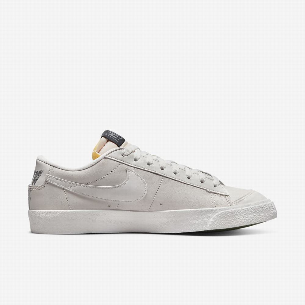 Tenisky Nike Blazer Low '77 Premium Panske Béžové Zelene Krém Zelene | SK415890