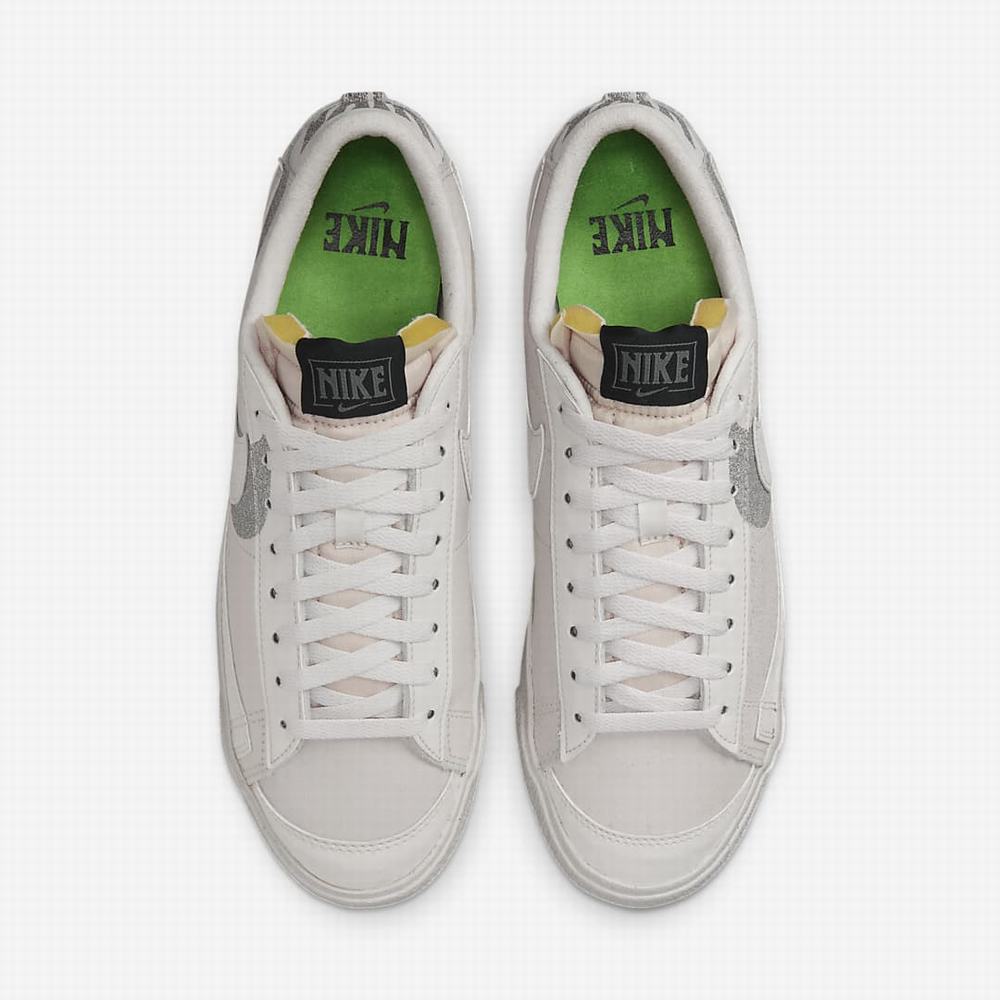 Tenisky Nike Blazer Low '77 Premium Panske Béžové Zelene Krém Zelene | SK415890