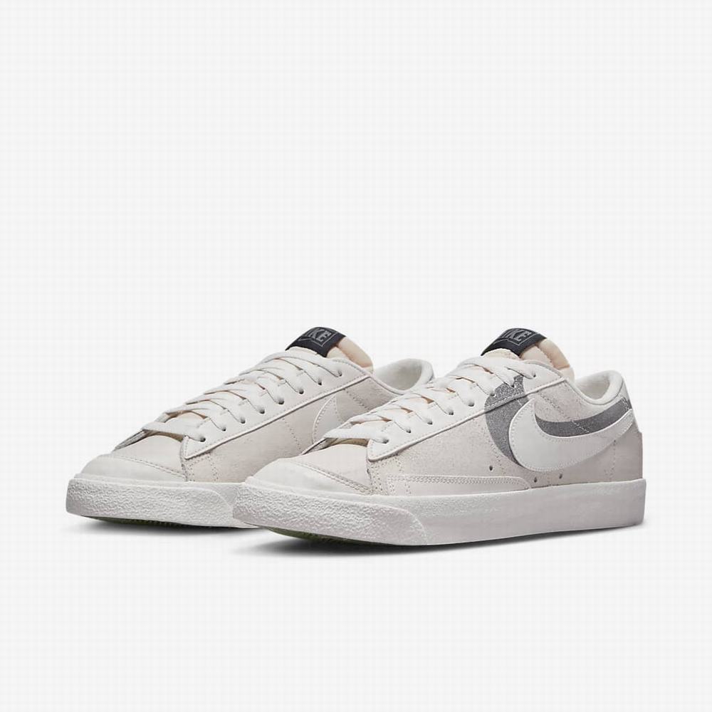 Tenisky Nike Blazer Low '77 Premium Panske Béžové Zelene Krém Zelene | SK415890