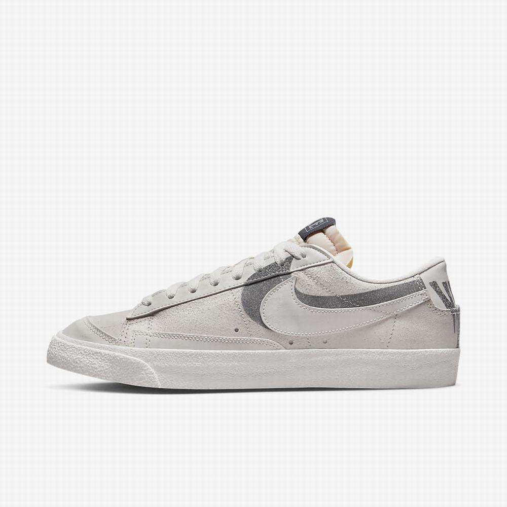 Tenisky Nike Blazer Low \'77 Premium Panske Béžové Zelene Krém Zelene | SK415890