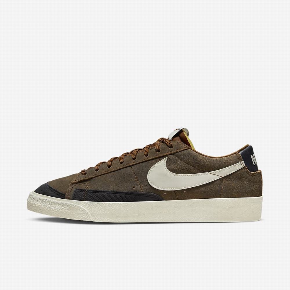 Tenisky Nike Blazer Low \'77 Premium Vintage Panske Hnede Oranžové | SK405869