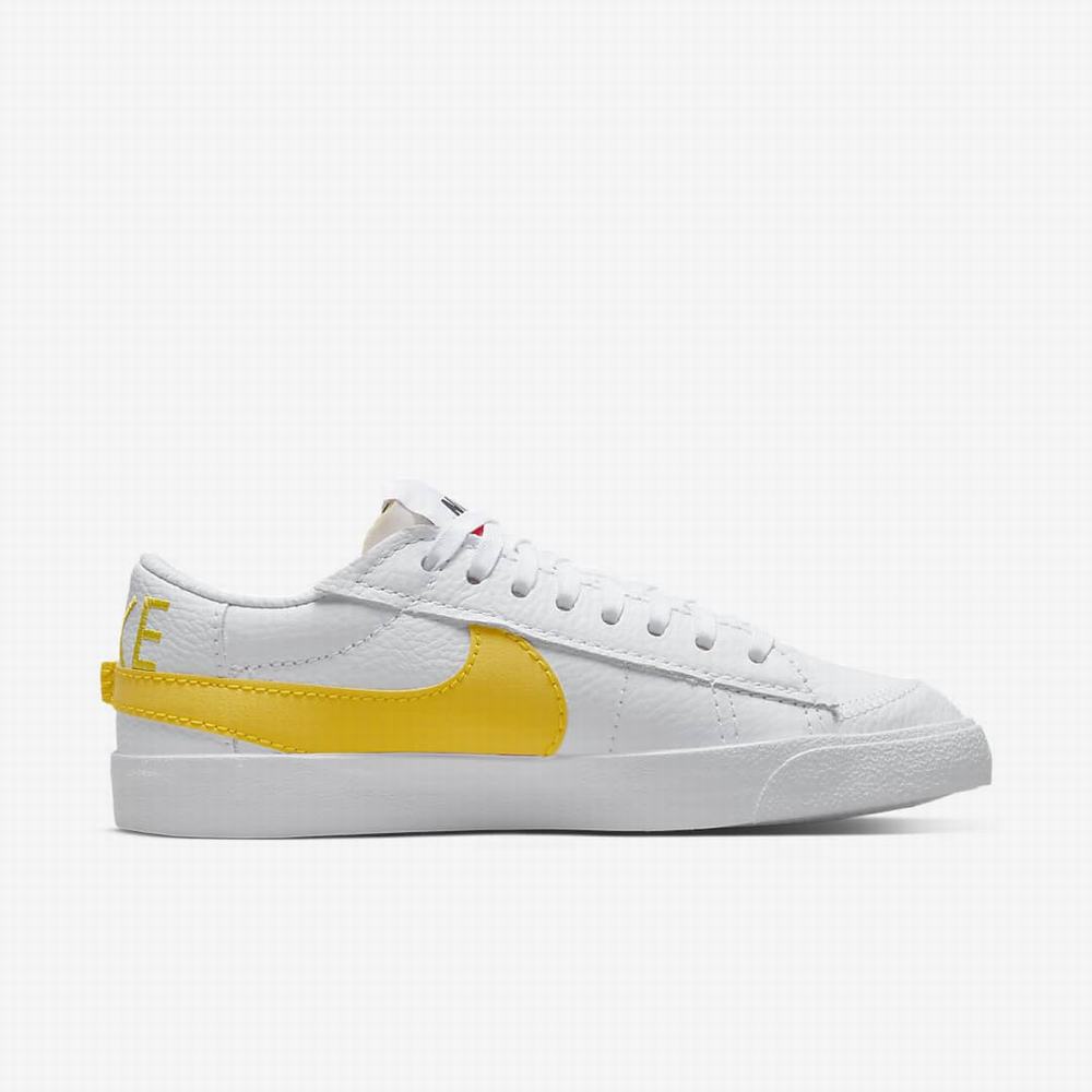 Tenisky Nike Blazer Low Jumbo Panske Biele Čierne Oranžové | SK195802