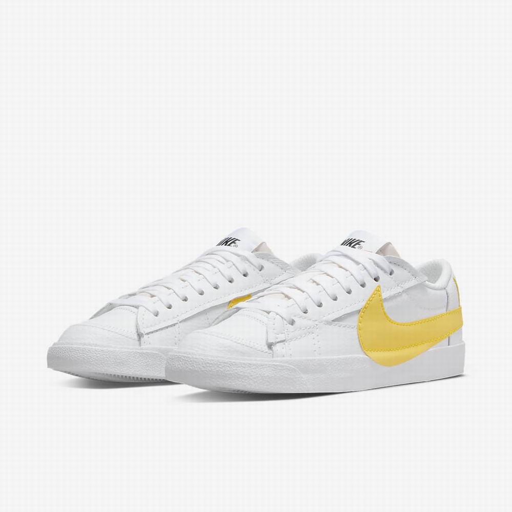 Tenisky Nike Blazer Low Jumbo Panske Biele Čierne Oranžové | SK195802