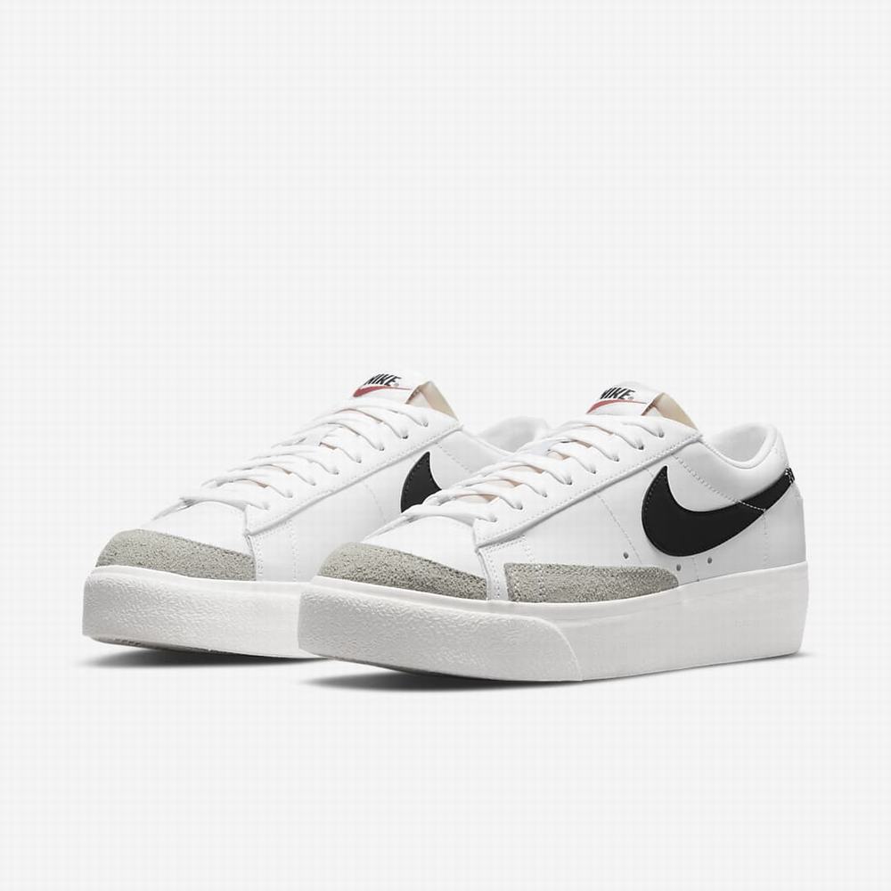 Tenisky Nike Blazer Low Platforme Damske Biele | SK240863