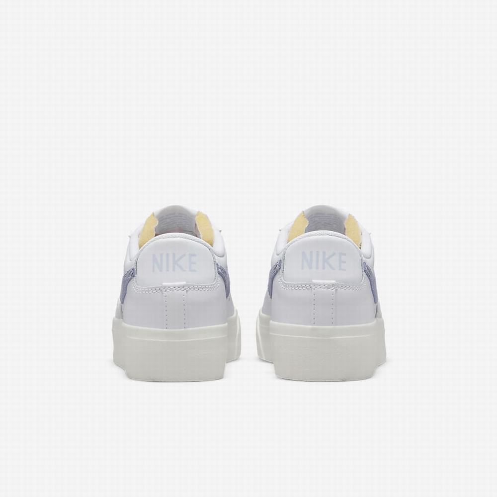 Tenisky Nike Blazer Low Platforme Damske Biele | SK584037