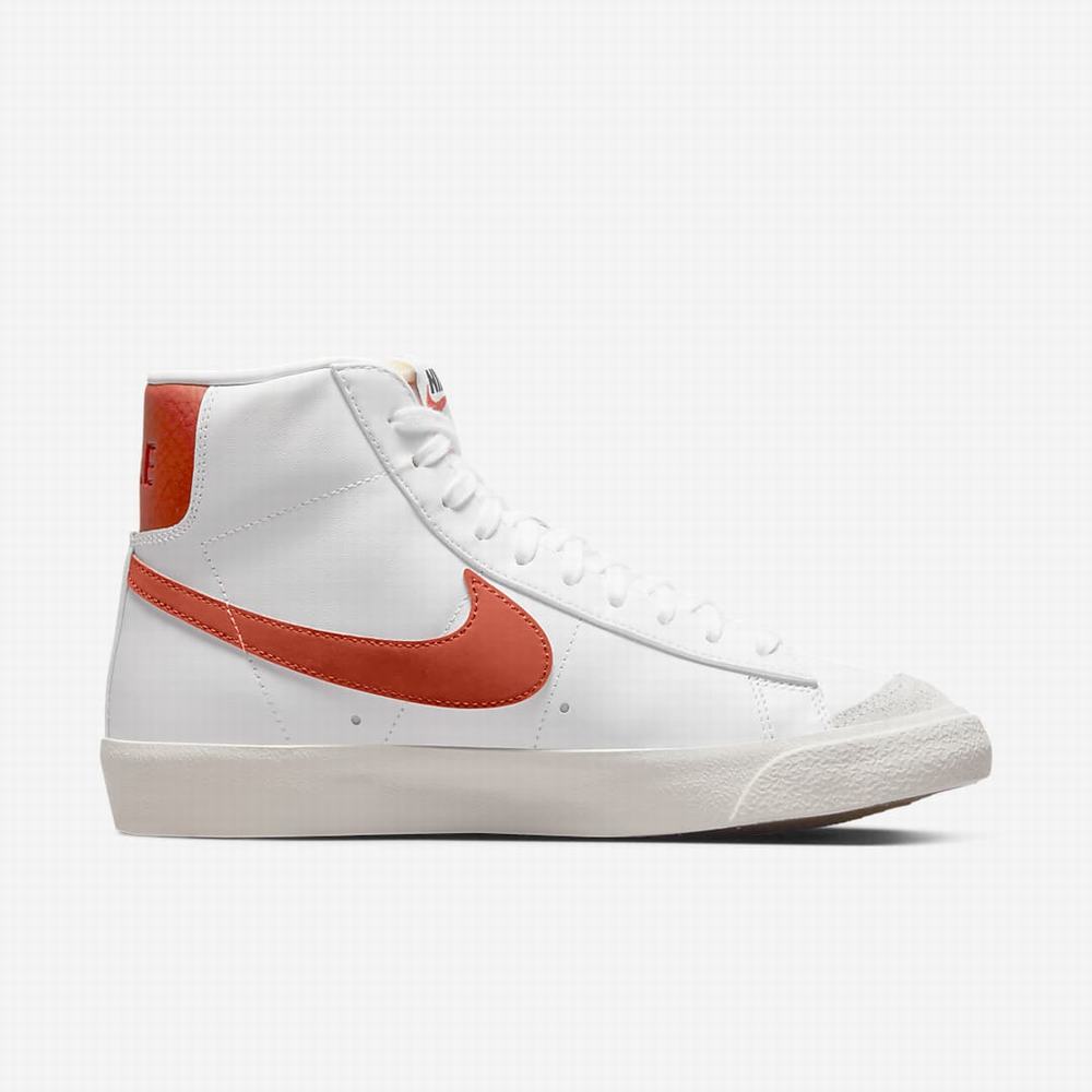 Tenisky Nike Blazer Mid '77 Damske Biele Oranžové | SK302165