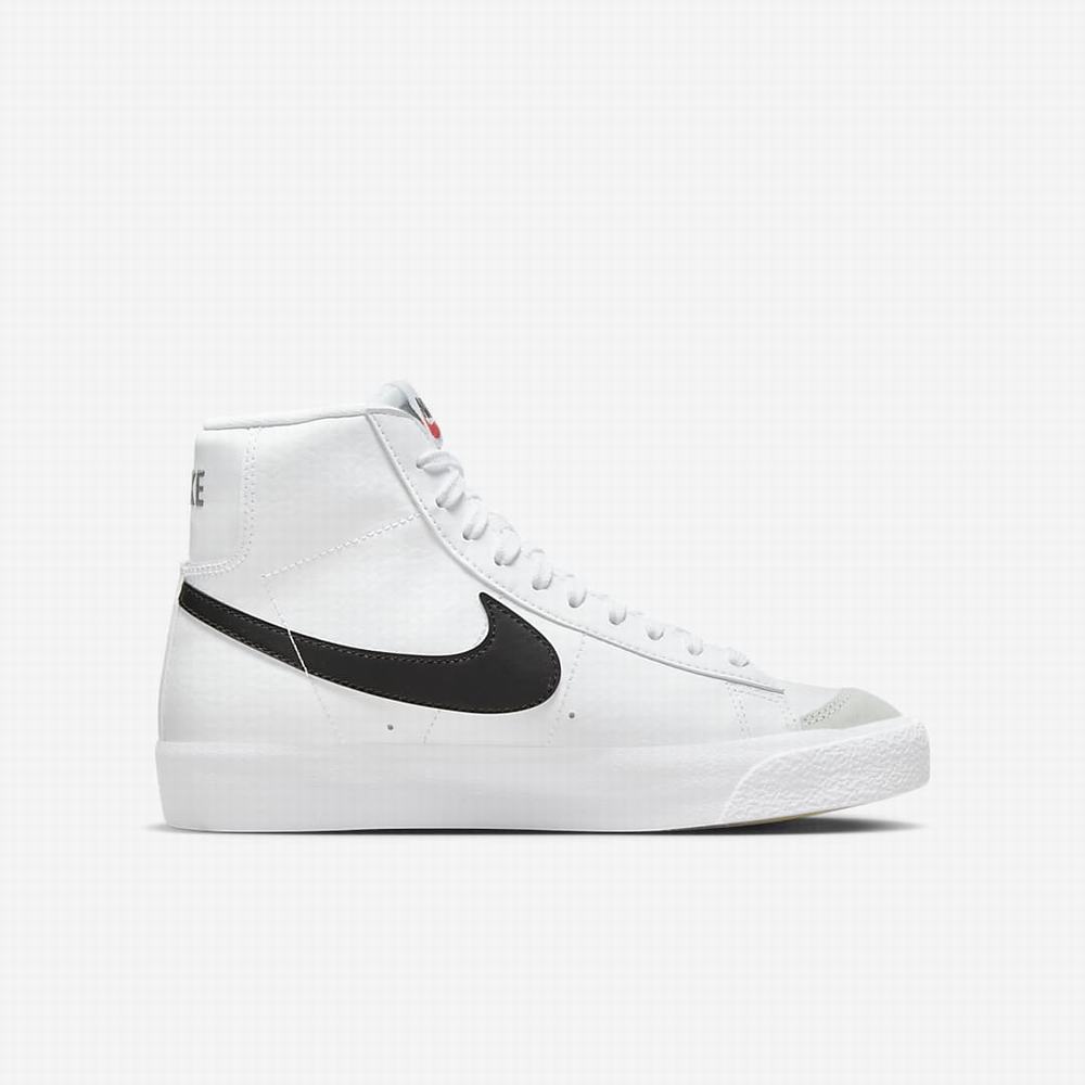 Tenisky Nike Blazer Mid '77 Detske Biele Oranžové Čierne | SK165709