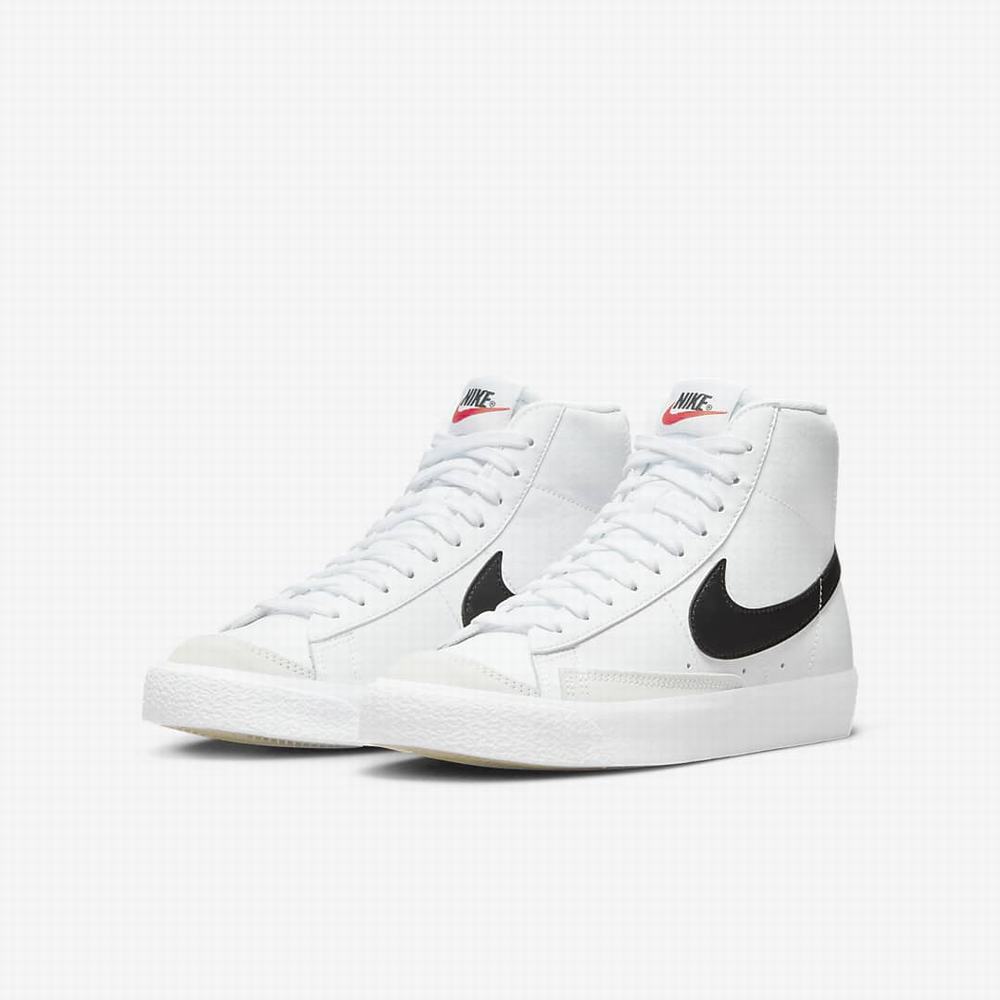 Tenisky Nike Blazer Mid '77 Detske Biele Oranžové Čierne | SK165709