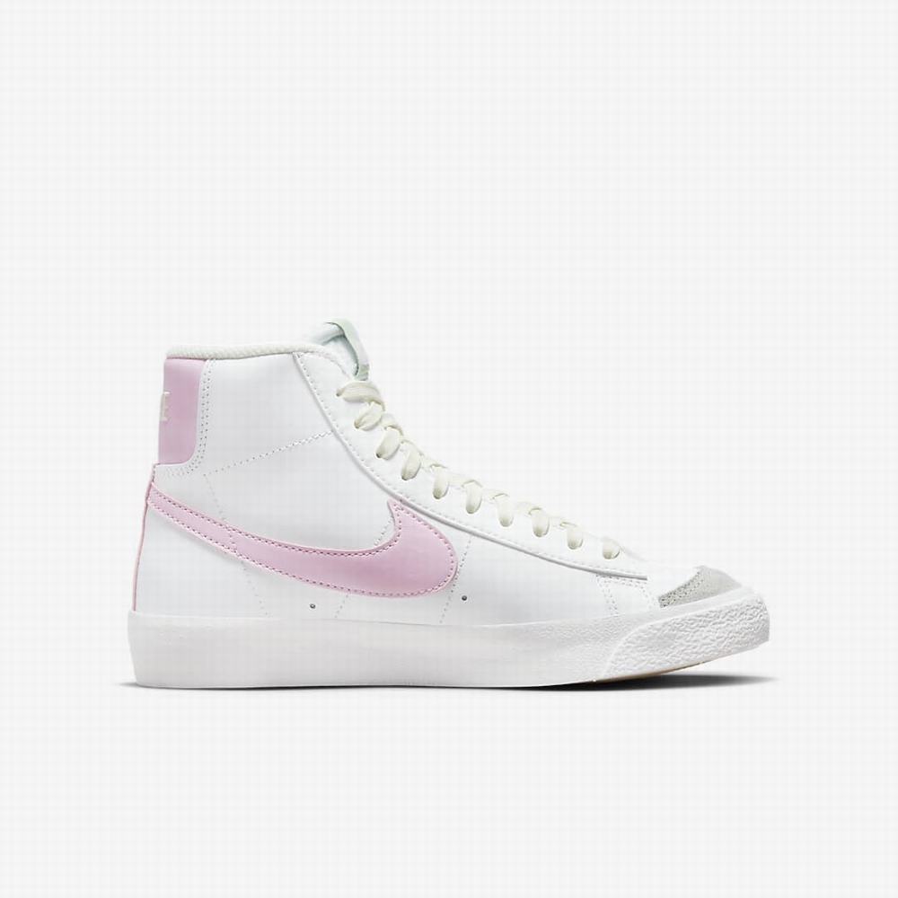 Tenisky Nike Blazer Mid '77 Detske Biele Oranžové Ruzove | SK914723